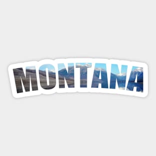 Montana- A102- Mountains Sticker